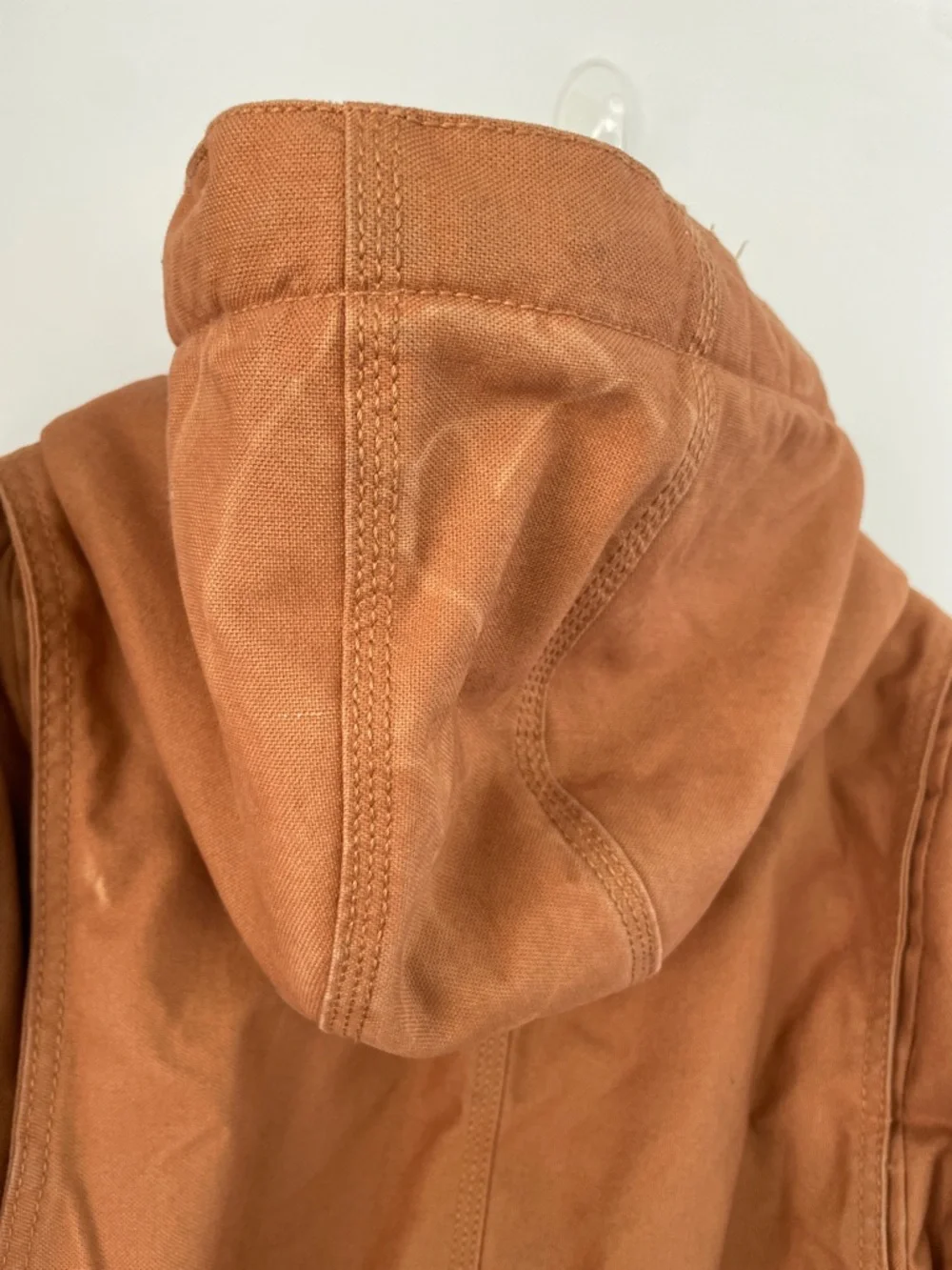 Eddie Bauer Hooded Rugged Field Jacket in Rust